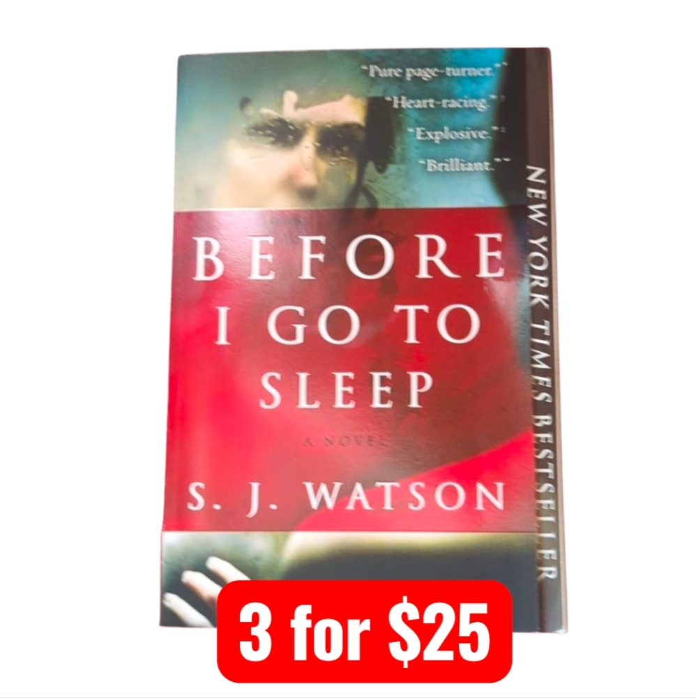 Before I Go to Sleep by S. J. Watson Paperback